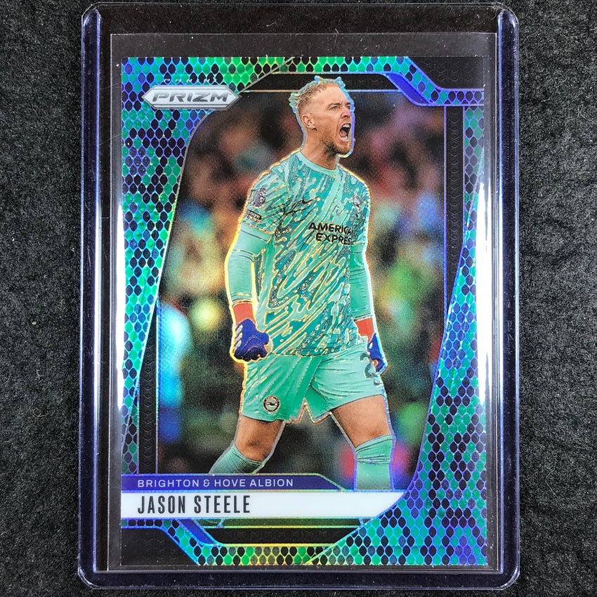 2024-25 Prizm EPL JASON STEELE Base Snakeskin SSP #186