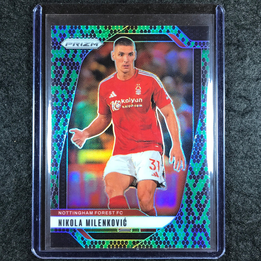 2024-25 Prizm EPL MIKOLA MILENKOVIC Base Snakeskin SSP #260