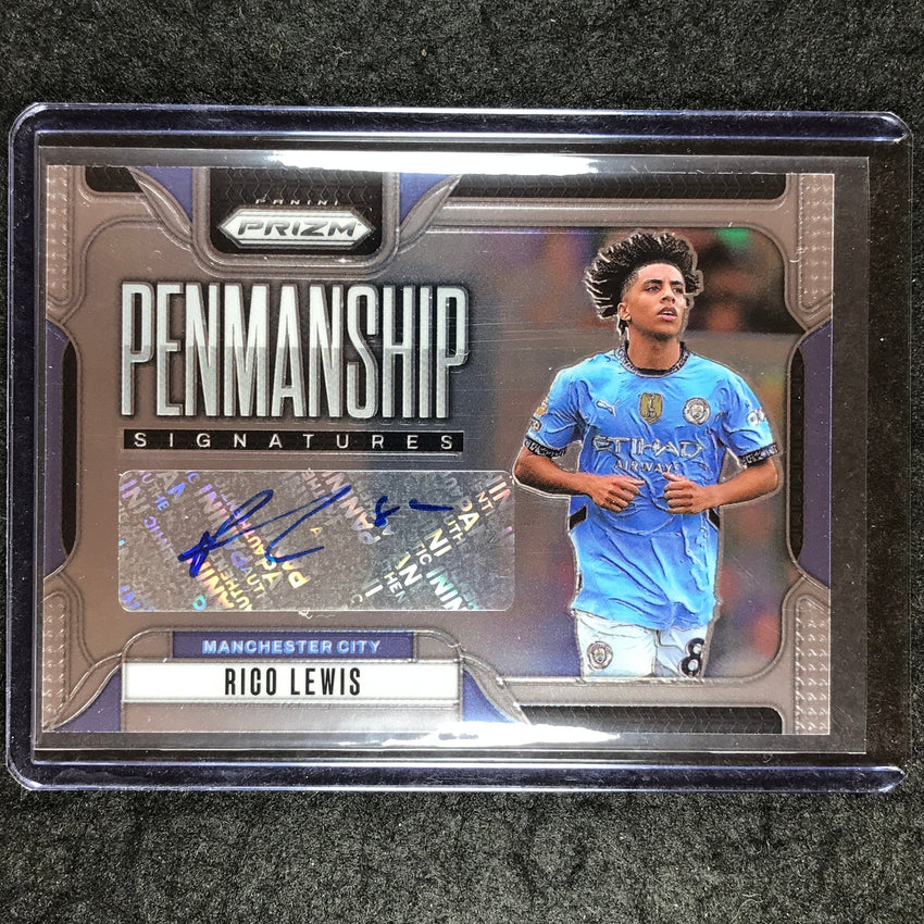 2024-25 Prizm EPL RICO LEWIS Penmanship Auto Base #RL