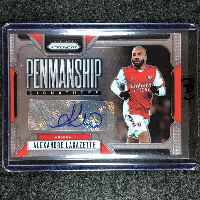 2024-25 Prizm EPL ALEXANDRE LACAZETTE Penmanship Auto Base #AL (A)