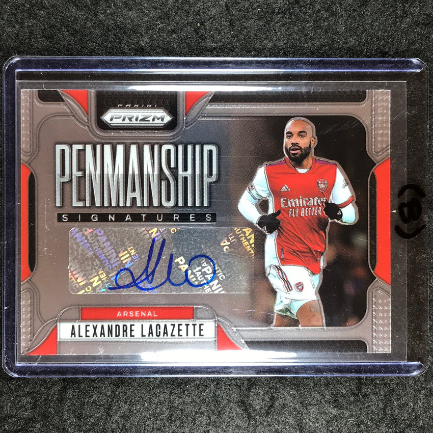 2024-25 Prizm EPL ALEXANDRE LACAZETTE Penmanship Auto Base #AL (B)
