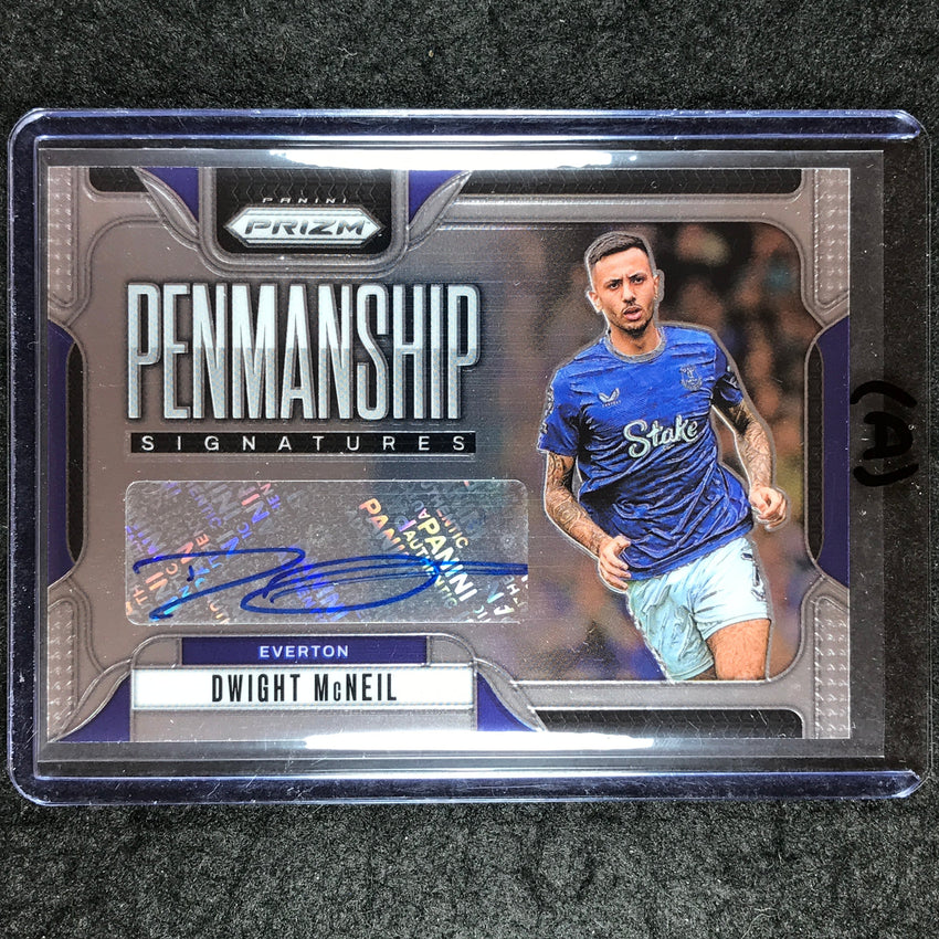2024-25 Prizm EPL DWIGHT MCNEIL Penmanship Auto Base #DMN (A)