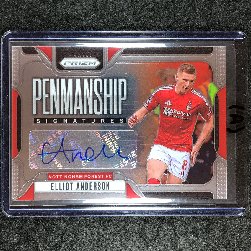 2024-25 Prizm EPL ELLIOT ANDERSON Penmanship Auto Base #EA (A)