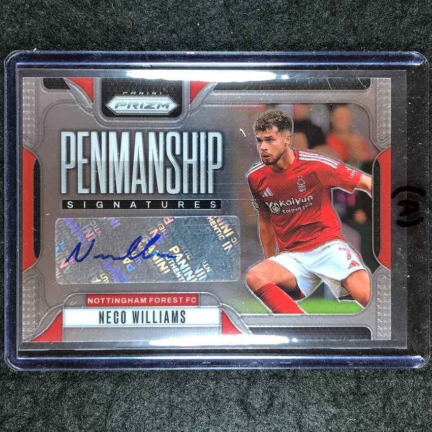 2024-25 Prizm EPL NECO WILLIAMS Penmanship Auto Base #NW (A)
