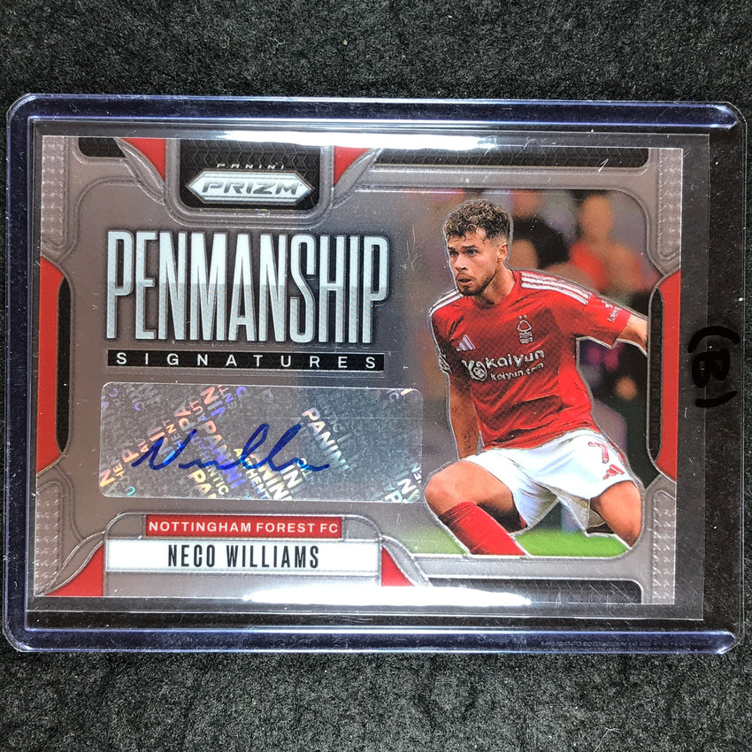 2024-25 Prizm EPL NECO WILLIAMS Penmanship Auto Base #NW (B)