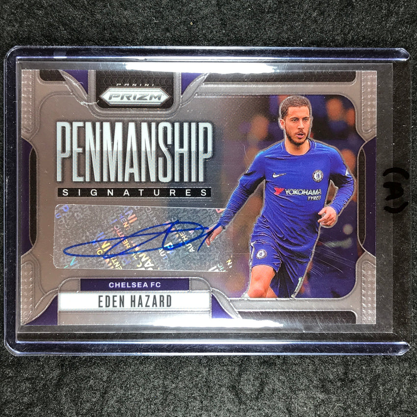 2024-25 Prizm EPL EDEN HAZARD Penmanship Auto Base #EH (A)