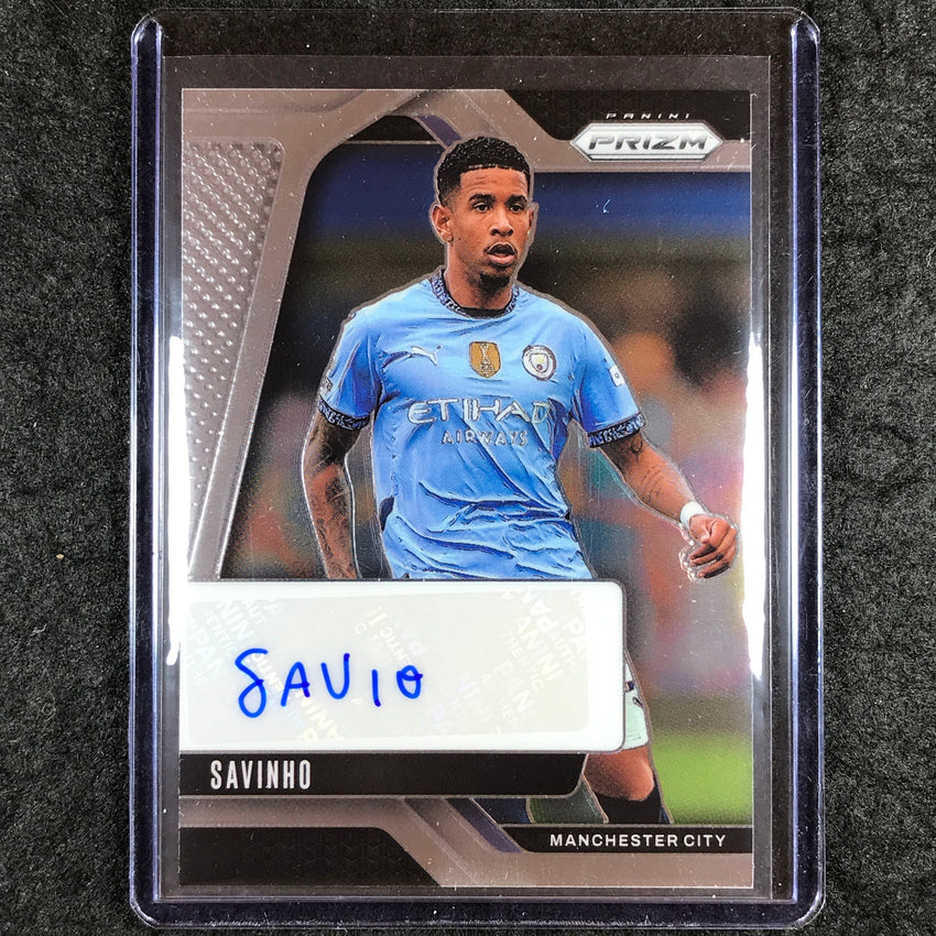 2024-25 Prizm EPL SAVINHO Signatures Auto Base #S