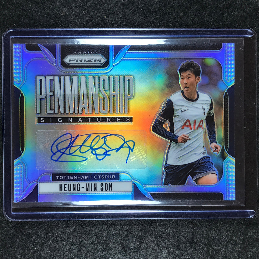 2024-25 Prizm EPL HEUNG-MIN SON Penmanship Auto Silver 42/99