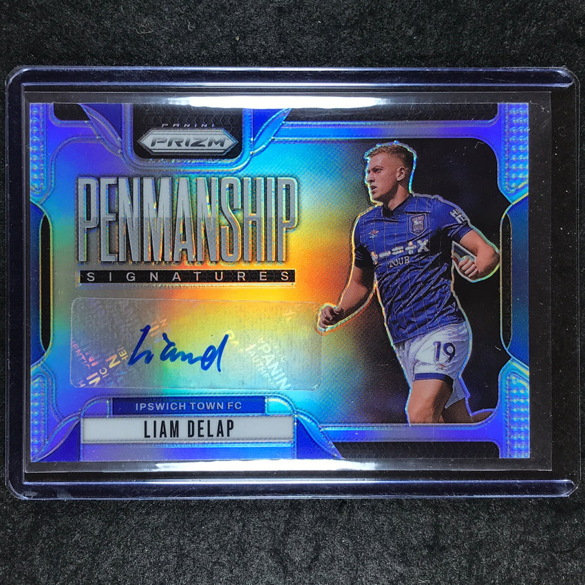 2024-25 Prizm EPL LIAM DELAP Penmanship Auto Silver 47/99