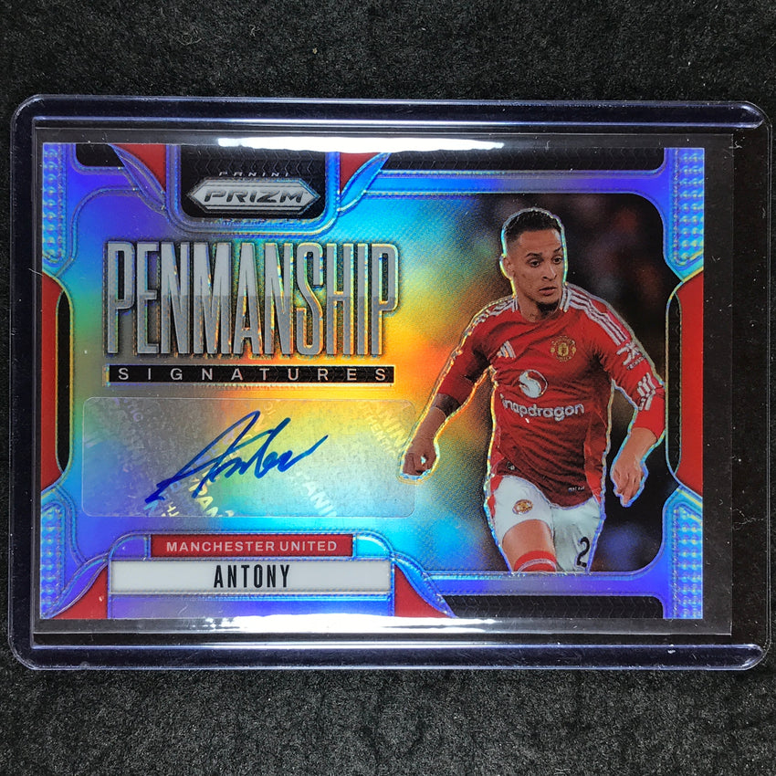 2024-25 Prizm EPL ANTONY Penmanship Auto Silver 7/25