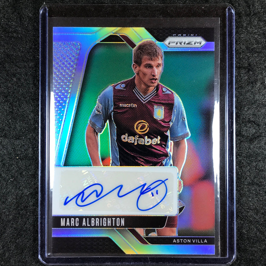 2024-25 Prizm EPL MARC ALBRIGHTON Signatures Auto Silver 63/99