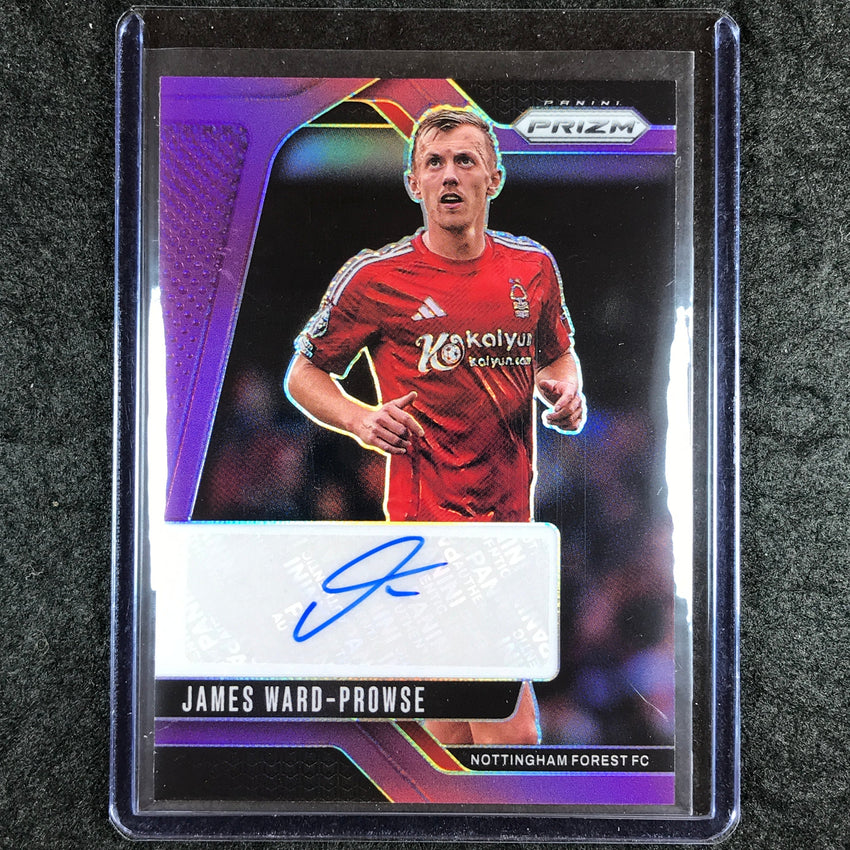 2024-25 Prizm EPL JAMES WARD-PROWSE Signatures Auto Purple 3/25