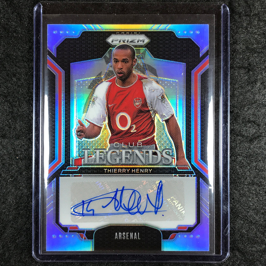 2024-25 Prizm EPL THIERRY HENRY Club Legends Signature Auto Silver 70/99