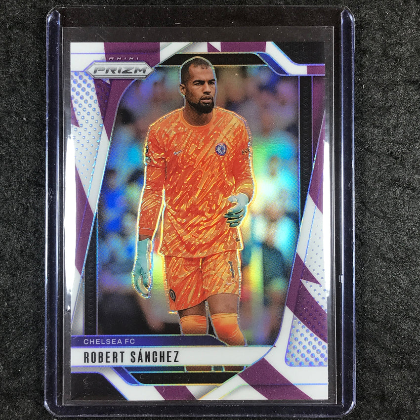 2024-25 Prizm EPL ROBERT SANCHEZ Base Purple and White Stripes 52/92 #88