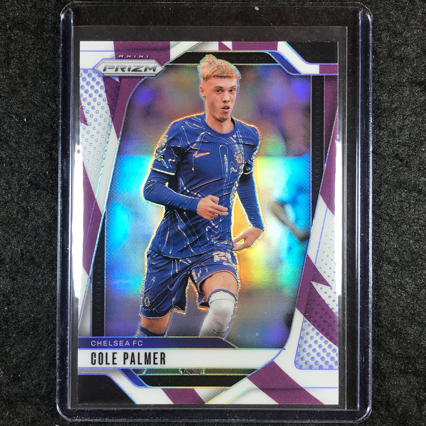 2024-25 Prizm EPL COLE PALMER Base Purple and White Stripes 71/92 #90