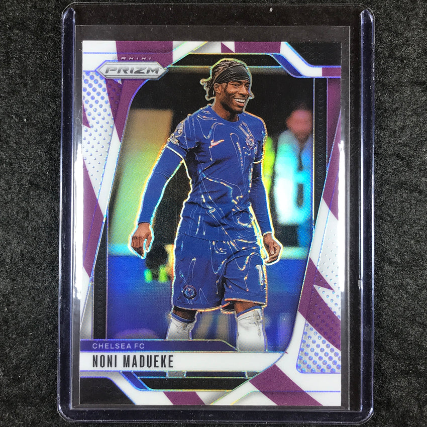 2024-25 Prizm EPL NONI MADUEKE Base Purple and White Stripes 38/92 #104