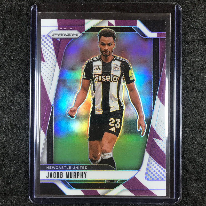 2024-25 Prizm EPL JACOB MURPHY Base Purple and White Stripes 35/92 #111