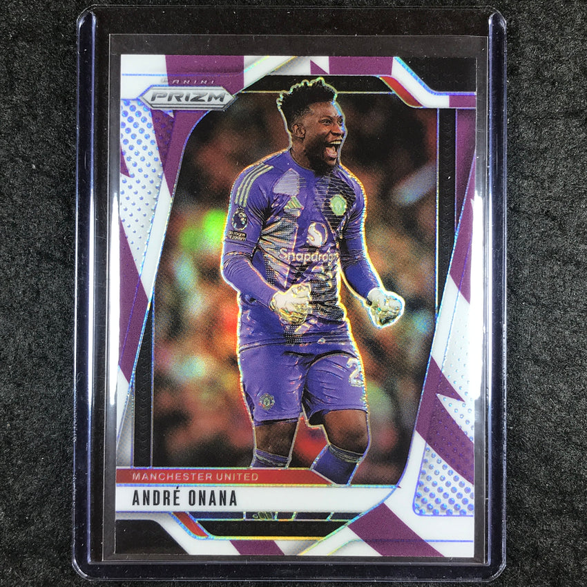 2024-25 Prizm EPL ANDRE ONANA Base Purple and White Stripes 14/92 #141