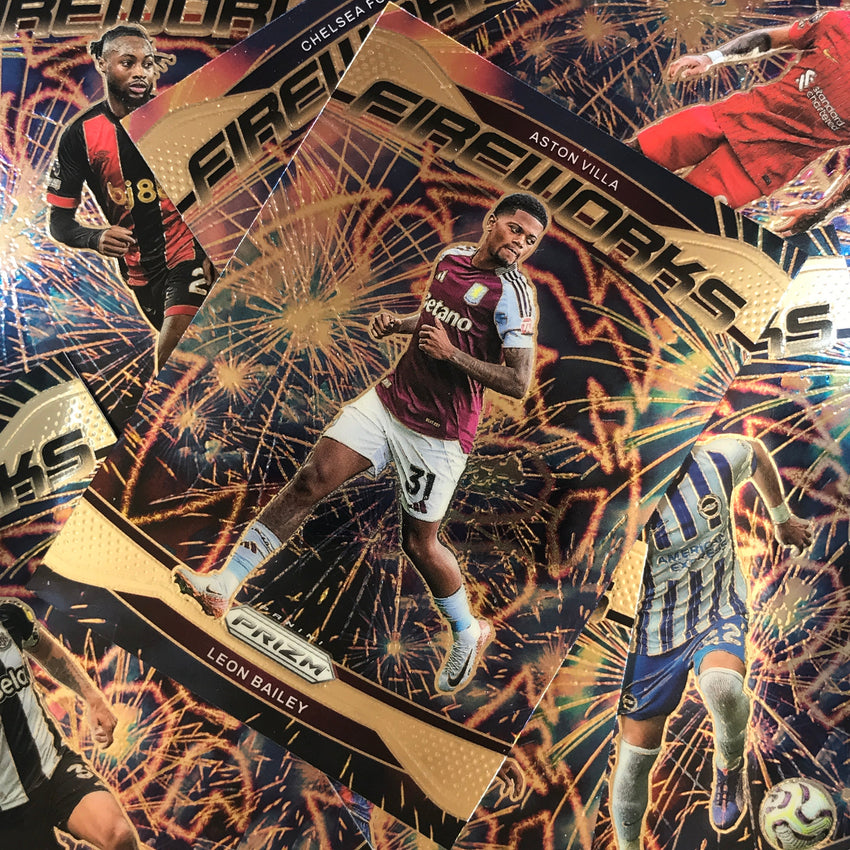 2024-25 Prizm EPL ALEX IWOBI Fireworks Base #13