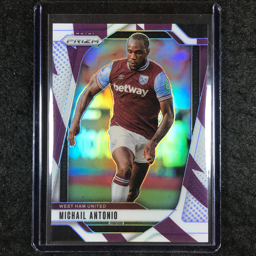 2024-25 Prizm EPL MICHAIL ANTONIO Base Purple and White Stripes 8/92 #149