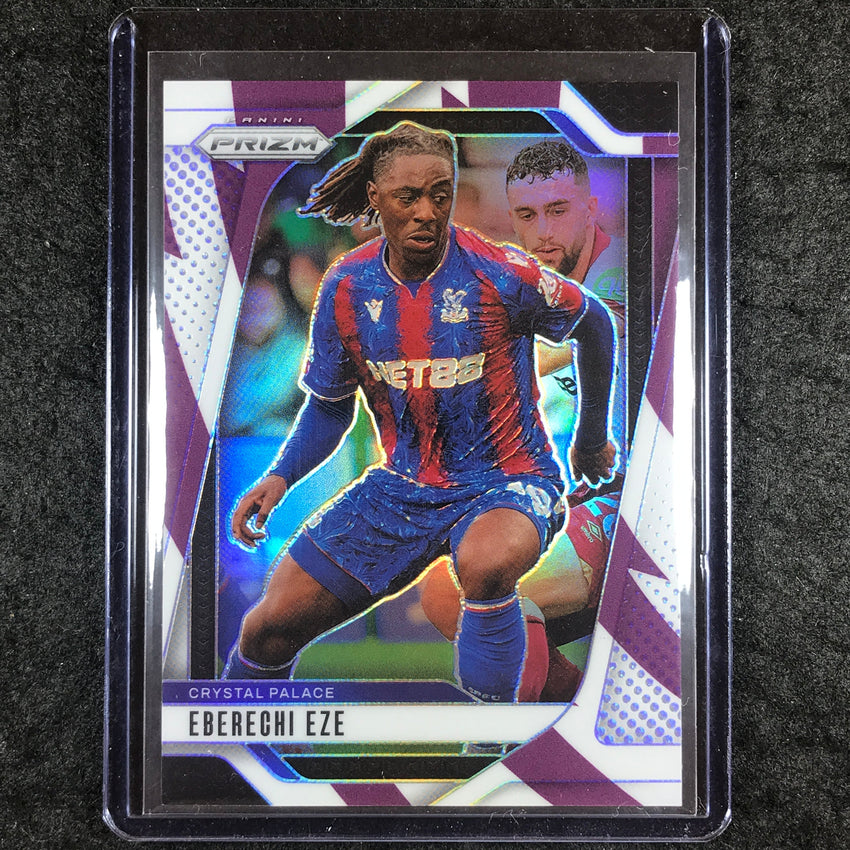 2024-25 Prizm EPL EBERECHI EZE Base Purple and White Stripes 1/92 #160