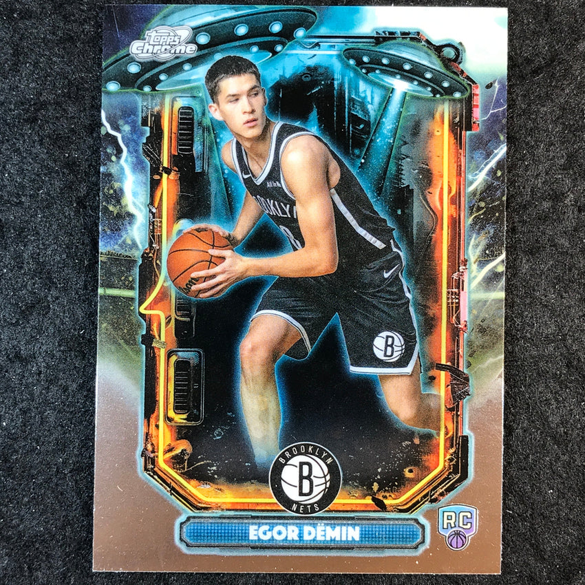 2025-26 Topps Cosmic Chrome EGOR DEMIN Extraterrestrial Talent Rookie Base #18