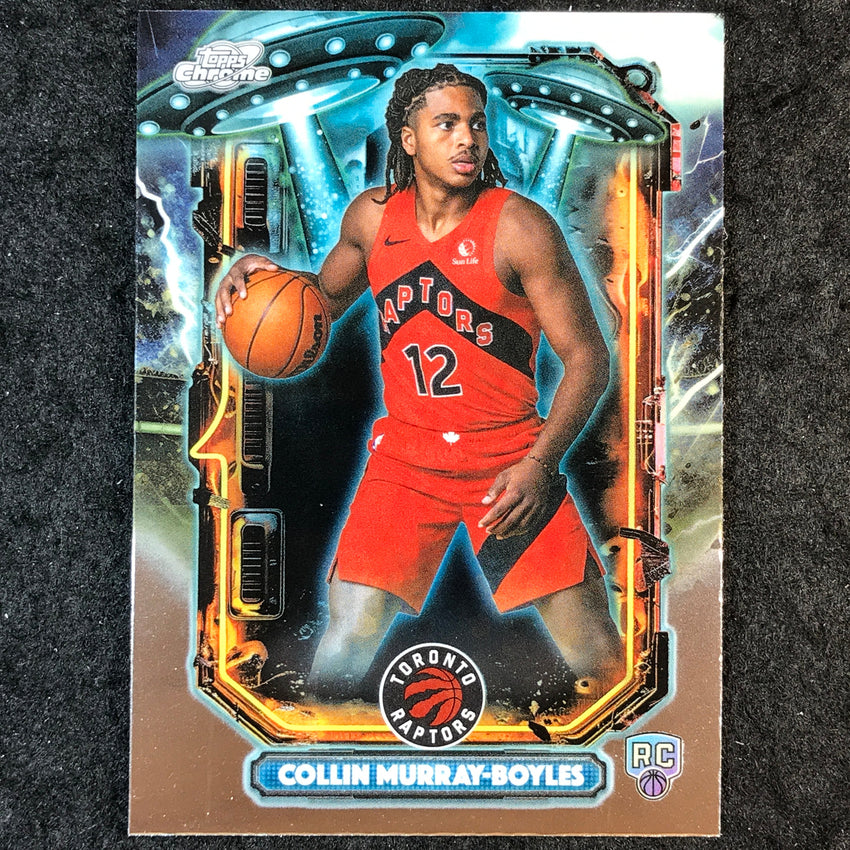2025-26 Cosmic Chrome COLLIN MURRAY-BOYLES Extraterrestrial Rookie Base #19