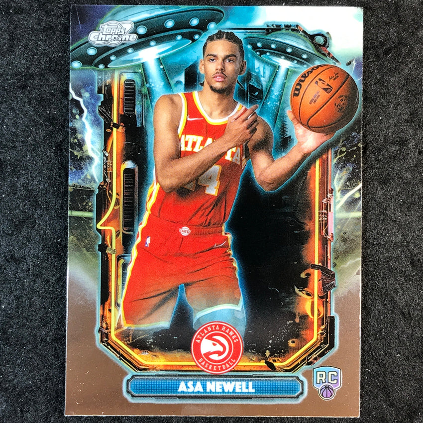 2025-26 Topps Cosmic Chrome ASA NEWELL Extraterrestrial Talent Rookie Base #20