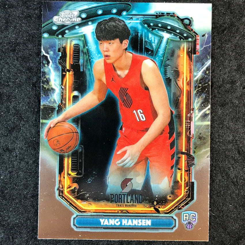 2025-26 Topps Cosmic Chrome YANG HANSEN Extraterrestrial Talent Rookie Base #21