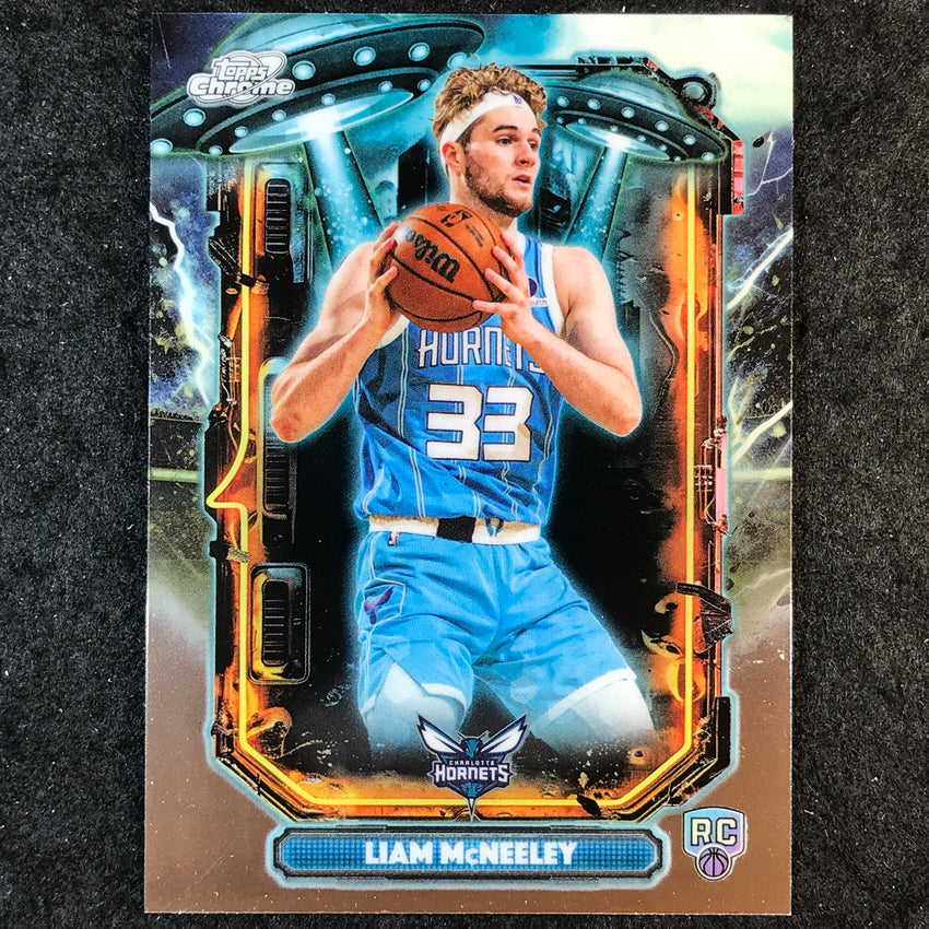 2025-26 Cosmic Chrome LIAM MCNEELEY Extraterrestrial Talent Rookie Base #22