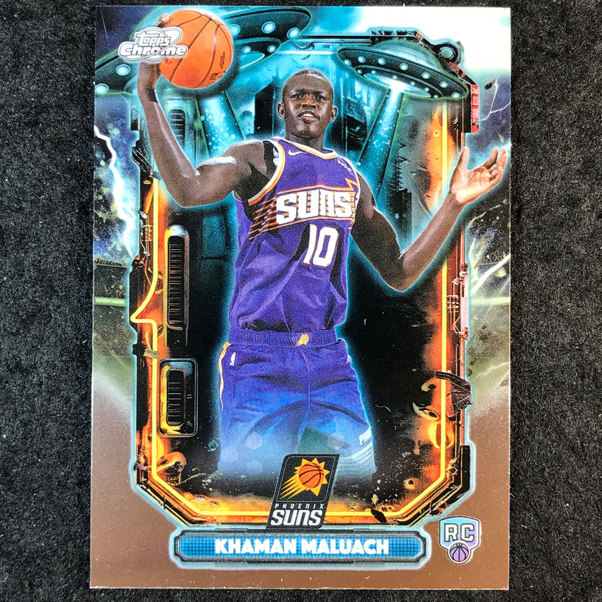 2025-26 Cosmic Chrome KHAMAN MALUACH Extraterrestrial Talent Rookie Base #23