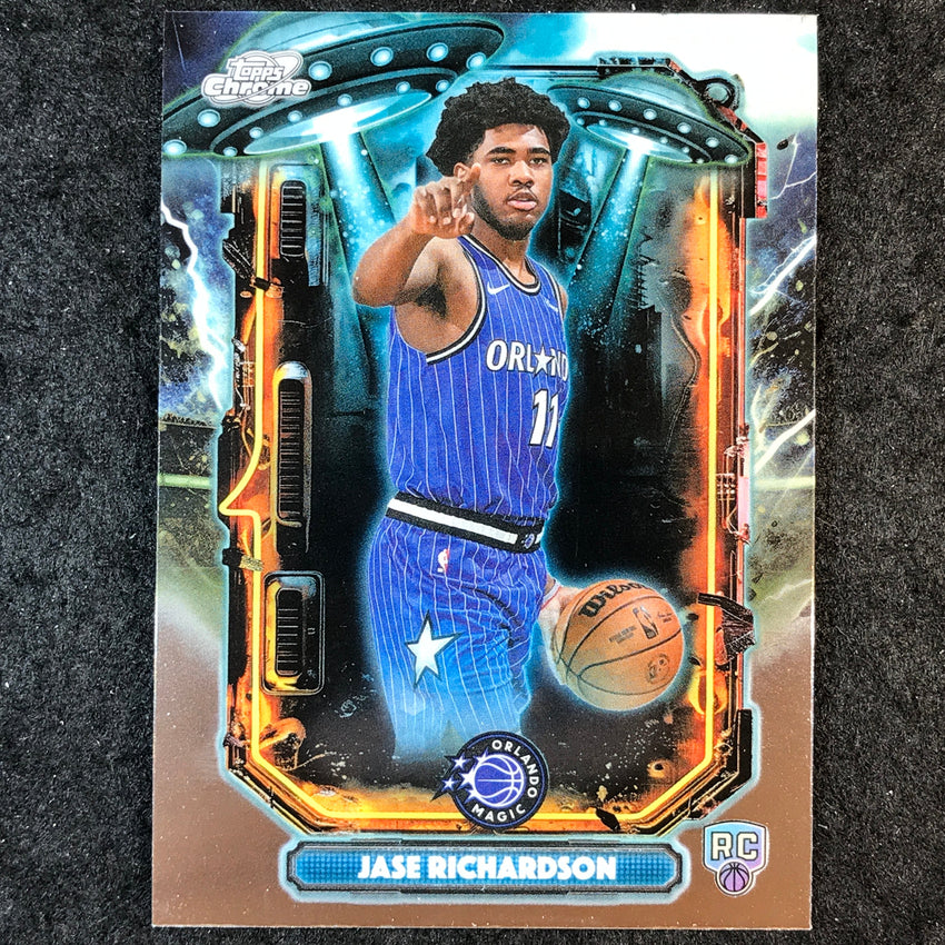 2025-26 Cosmic Chrome JASE RICHARDSON Extraterrestrial Talent Rookie Base #24