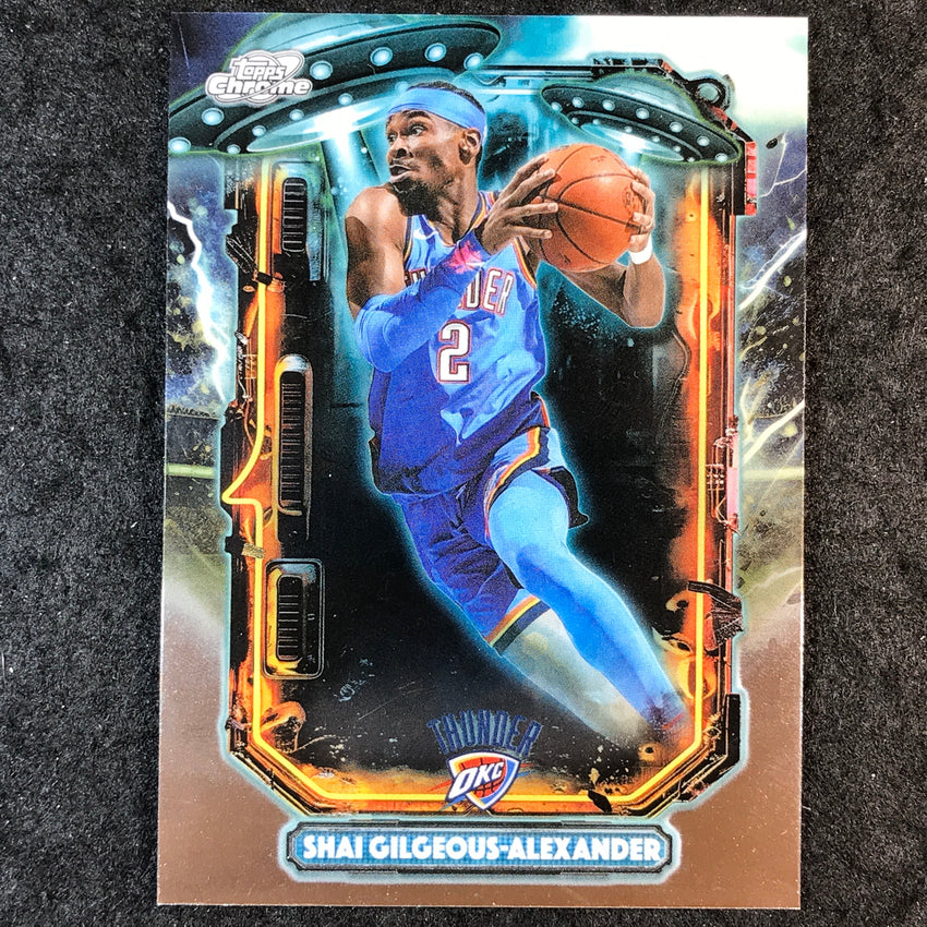 2025-26 Cosmic Chrome SHAI GILGEOUS-ALEXANDER Extraterrestrial Talent Base #1