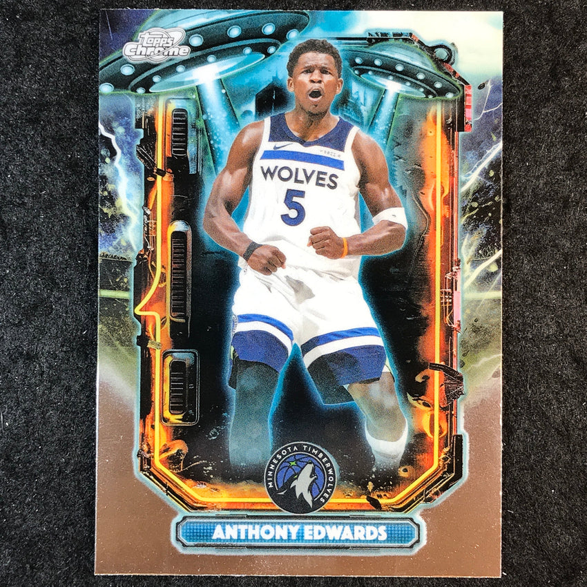 2025-26 Topps Cosmic Chrome ANTHONY EDWARDS Extraterrestrial Talent Base #2