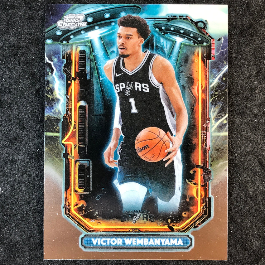 2025-26 Topps Cosmic Chrome VICTOR WEMBANYAMA Extraterrestrial Talent Base #7