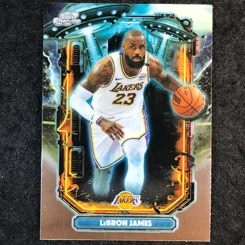 2025-26 Topps Cosmic Chrome LEBRON JAMES Extraterrestrial Talent Base #8