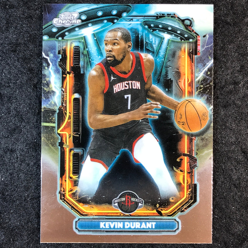 2025-26 Topps Cosmic Chrome KEVIN DURANT Extraterrestrial Talent Base #9