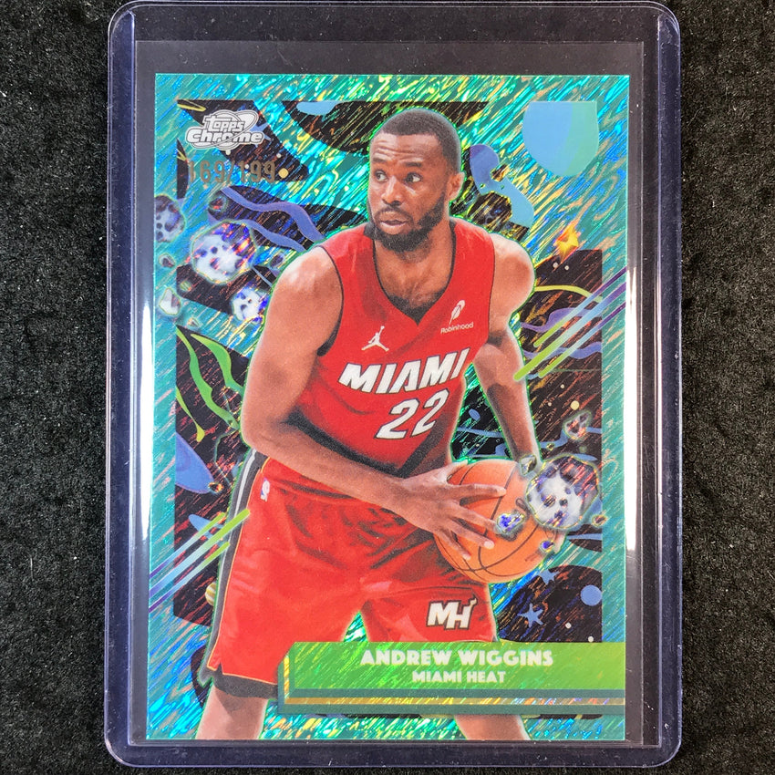 2025-26 Topps Cosmic Chrome ANDREW WIGGINS Base Aqua Equinox 169/199 #117
