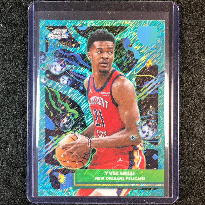 2025-26 Topps Cosmic Chrome YVES MISSI Base Aqua Equinox 118/199 #170