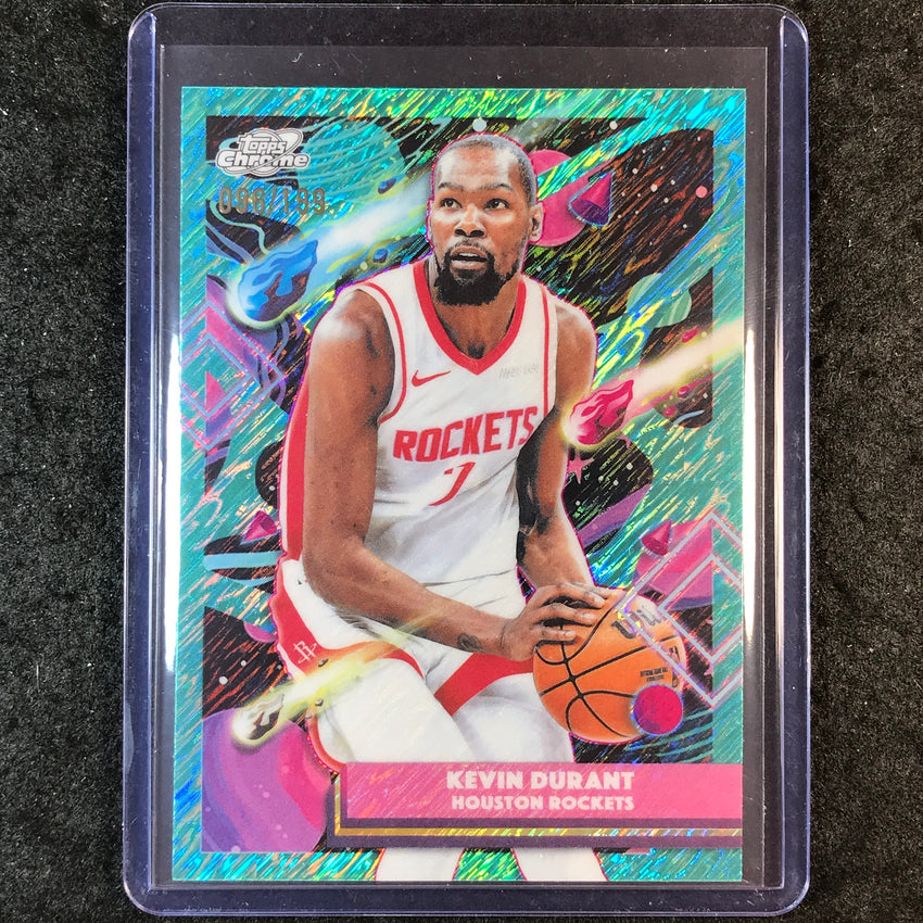 2025-26 Topps Cosmic Chrome KEVIN DURANT Base Aqua Equinox 96/199 #174