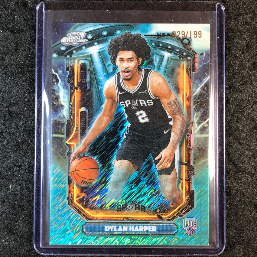 2025-26 Topps Cosmic Chrome DYLAN HARPER Extraterrestrial Rookie Aqua 29/199 #12