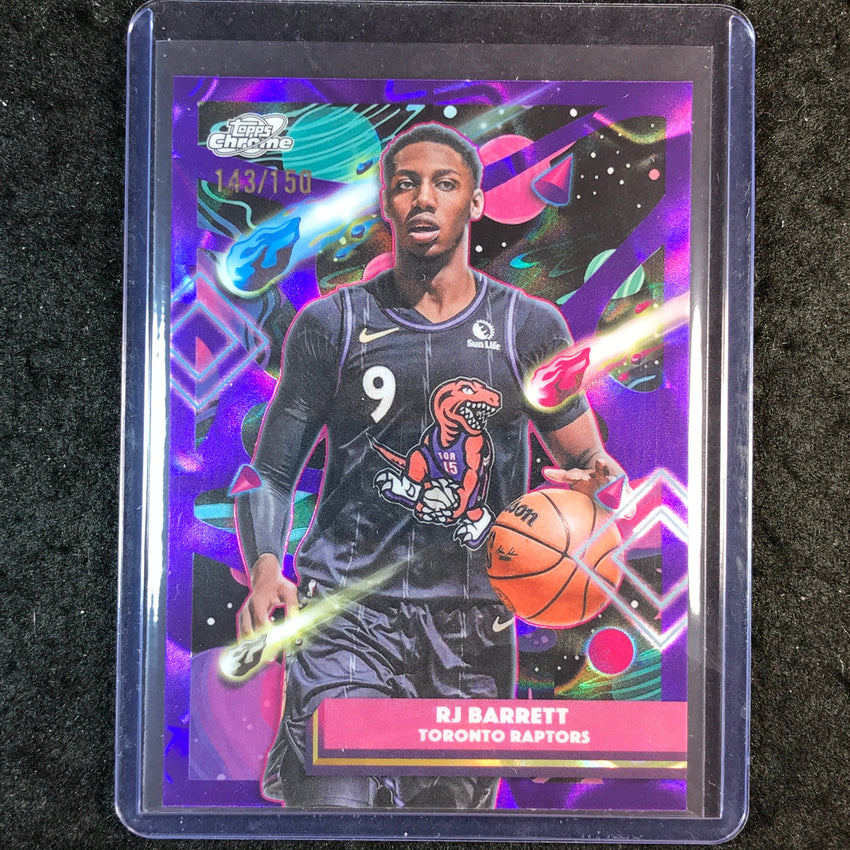 2025-26 Topps Cosmic Chrome RJ BARRETT Base Purple Nebula 143/150 #2