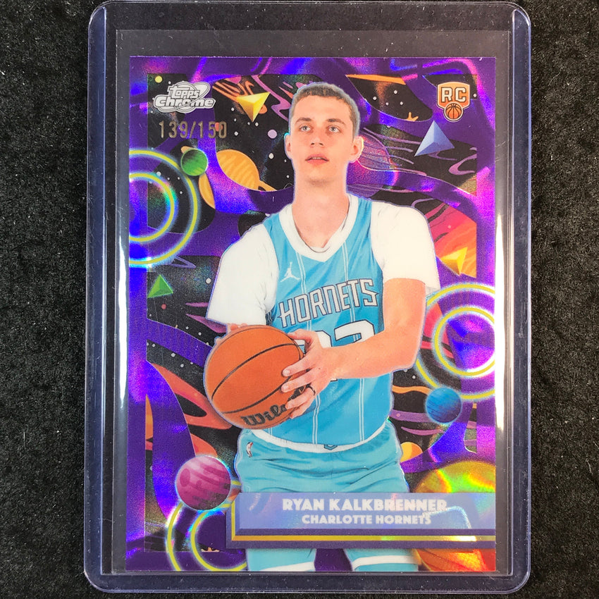 2025-26 Topps Cosmic Chrome RYAN KALKBRENNER Base Purple Nebula 139/150 #13
