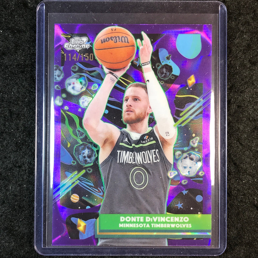 2025-26 Topps Cosmic Chrome DONTE DIVINCENZO Base Purple Nebula 114/150 #84