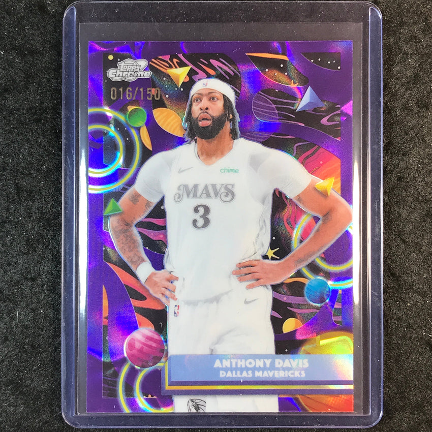 2025-26 Topps Cosmic Chrome ANTHONY DAVIS Base Purple Nebula 16/150 #145