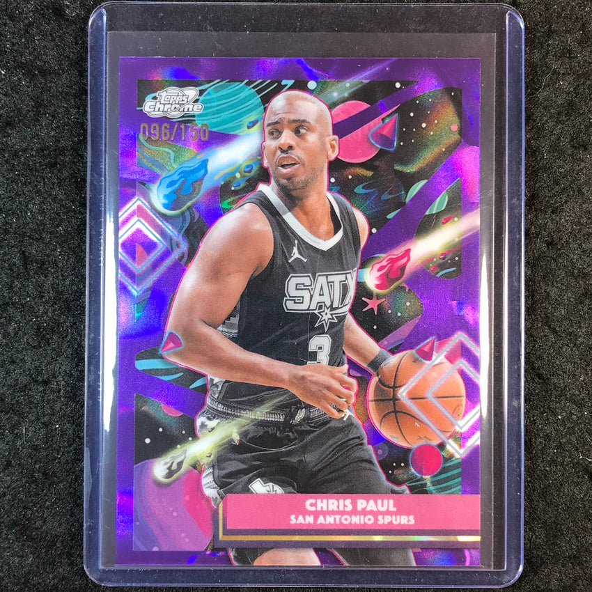 2025-26 Topps Cosmic Chrome CHRIS PAUL Base Purple Nebula 96/150 #146