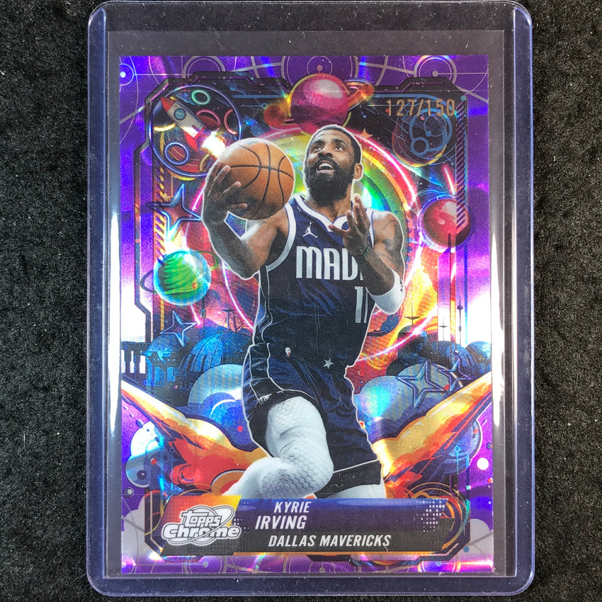 2025-26 Topps Cosmic Chrome KYRIE IRVING Propulsion Purple Nebula 127/150 #11