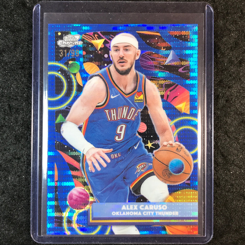 2025-26 Topps Cosmic Chrome ALEX CARUSO Base Blue Moon 31/99 #103