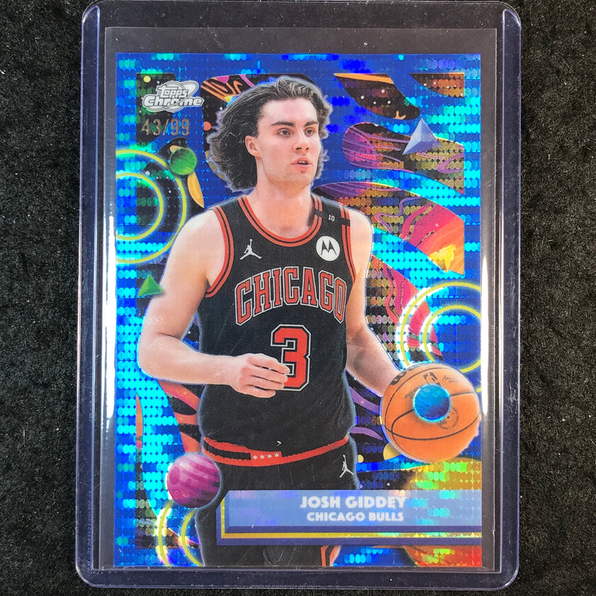 2025-26 Topps Cosmic Chrome JOSH GIDDEY Base Blue Moon 43/99 #118