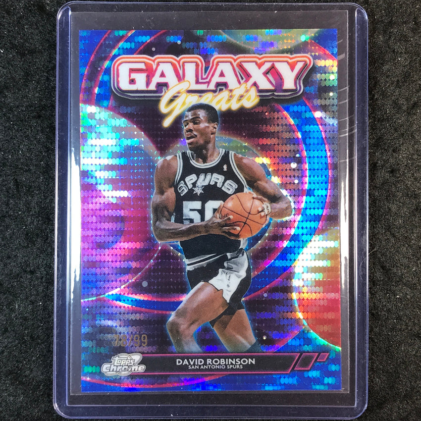 2025-26 Topps Cosmic Chrome DAVID ROBINSON Galaxy Greats Blue Moon 78/99 #2